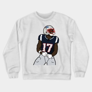 Antonio Brown New England Patriots Crewneck Sweatshirt